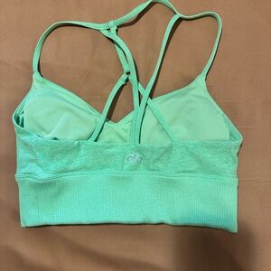 ALO Yoga Light Green Crossback Sports Bra
